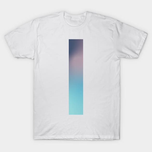 Gradient Letter I Initial Alphabet T-Shirt by murialbezanson